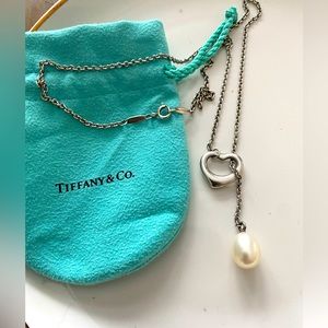 Tiffany & Co Open Heart Lariat necklace